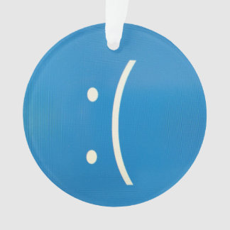 Ornamento Erro engraçado de BSOD acrílico Decoração de Natal