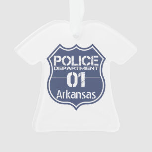 Ornamento Escudo da Polícia de Arkansas 01