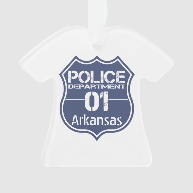 Ornamento Escudo da Polícia de Arkansas 01 (Frente)