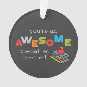 Ornamento Espetacular Dia de Apreciação do Professor de Educ