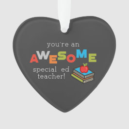 Ornamento Espetacular Dia de Apreciação do Professor de Educ