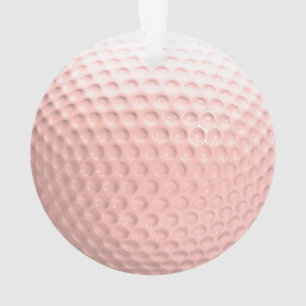 Ornamento Esporte cor-de-rosa da bola de golfe