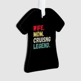 Ornamento Esposa Mãe cruzando lenda perergueres pontos retro