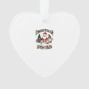 Ornamento Esquadrão de Natal Papai Noel Gnomos Bonecos de Ne