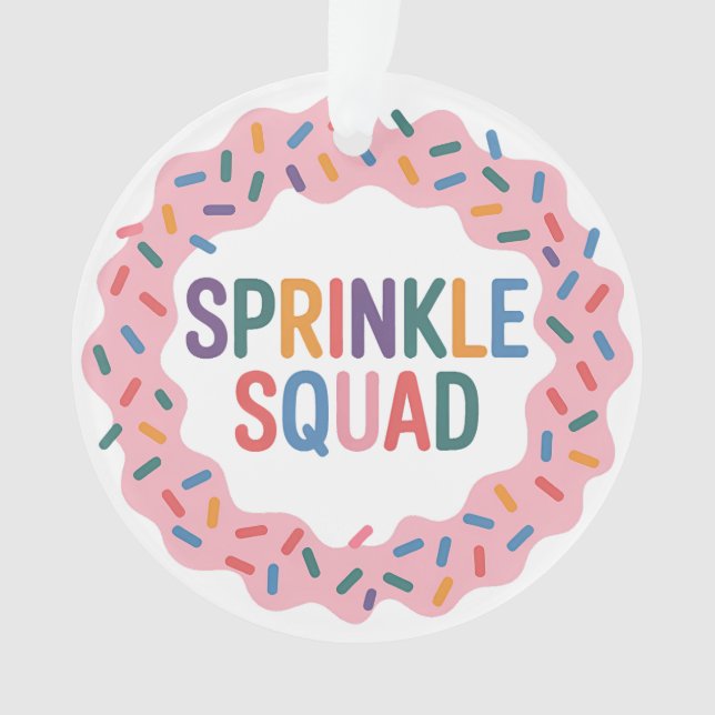 Ornamento Esquadrão Sprinkle | Baby Sprinkle (Frente)