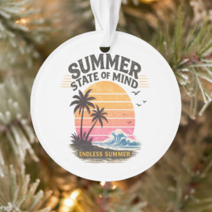 Ornamento Estado de Espírito de Verão Vintage