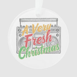 Ornamento Estilo de Tricô Falso para Amantes da Música