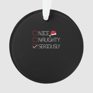 Ornamento Estilo Moderno de Natal Legal Travesso