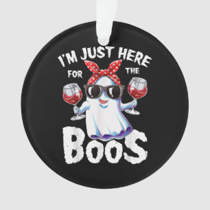 Ornamento Estou aqui só para as mulheres do Boos Halloween