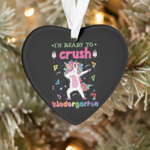 Ornamento Estou pronto para esmagar o jardim de infância