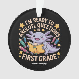 Ornamento Estou pronto para perguntas sobre Axolotl na prime