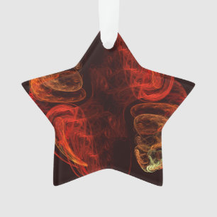 Ornamento Estrela acrílica de Abstrato de metamorfose