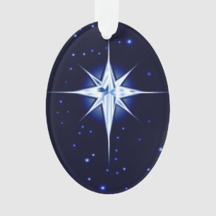 Ornamento Estrela da natividade do Natal