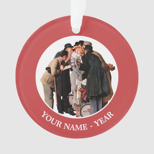 Ornamento Estrela de Hollywood (Frente)