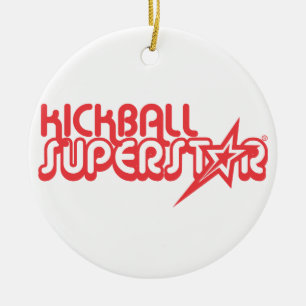 Ornamento - estrela mundial de Kickball