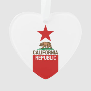 Ornamento Estrela Vermelha de Bandeira da REPÚBLICA DA CALI