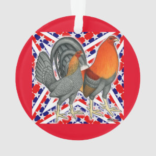 Ornamento Estrelas e Stripes Gamefowl