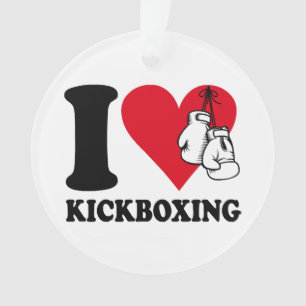 Ornamento Eu adoro o kickboxe