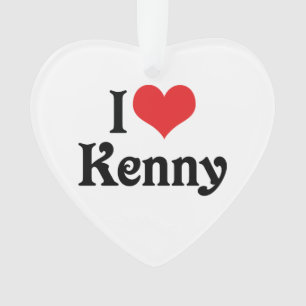 Ornamento Eu Amo Kenny