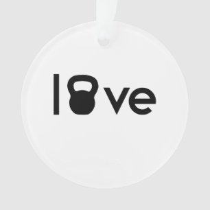 Ornamento Eu amo Kettlebells