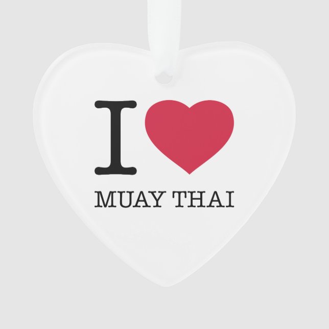 ORNAMENTO EU AMO MUAY THAI (Frente)