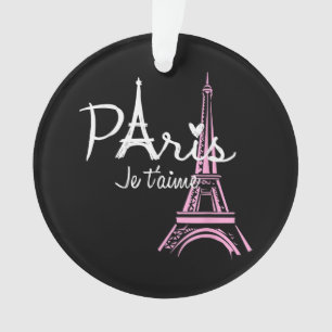 Ornamento Eu Amo Paris Eiffel Torre França Souvenir Francês