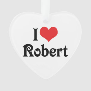 Ornamento Eu Amo Robert