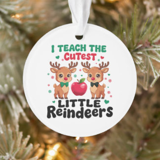 Ornamento Eu Ensino Os Rena Mais Fofos De Natal