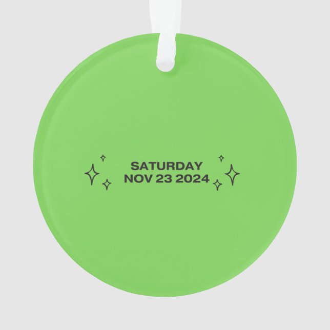 Ornamento Eu Estava No ProcStock III (2024) (Verso)