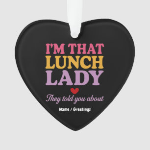 Ornamento Eu sou aquela moça do almoço que te disseram sobre