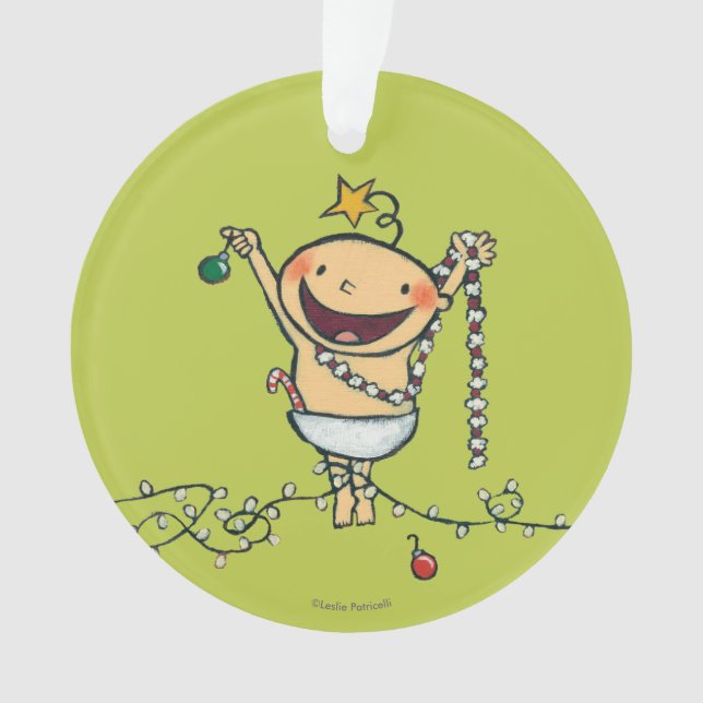 Ornamento Eu sou uma árvore de Natal! (Frente)