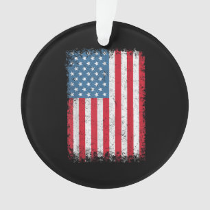 Ornamento EUA Bandeira Patriótica Americana Para Homens Meni