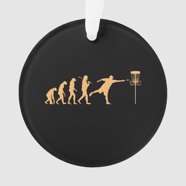 Ornamento Evolução do Disc Golf (Frente)