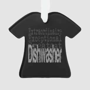 Ornamento Extraordinário da máquina de lavar louça