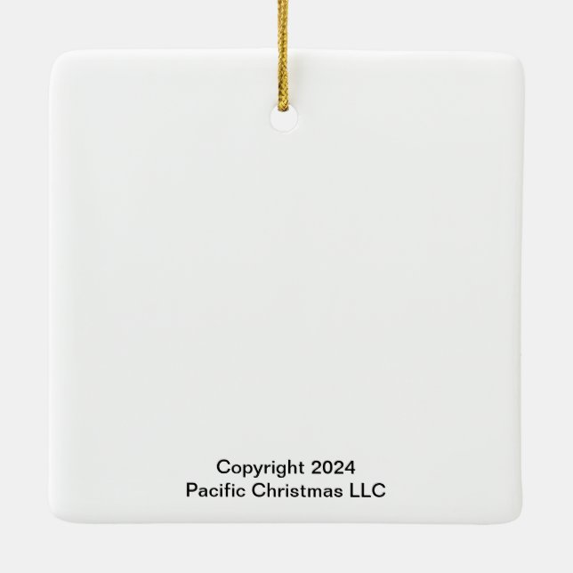 Ornamento Fada de Esquilo de Natal (Verso)