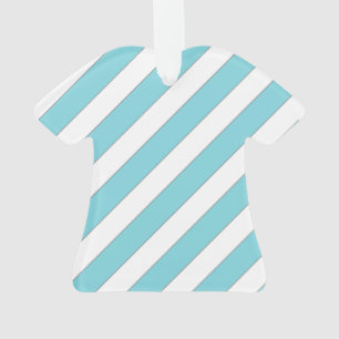 Ornamento faixa diagonal azul claro