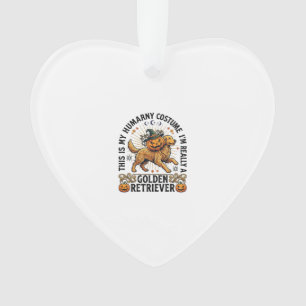 Ornamento Fantasias humanas de Halloween Retriever Dourado A