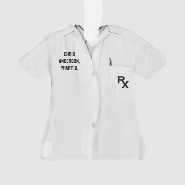 Ornamento Farmácia Colecionável de Doutor (Frente)