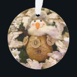 Ornamento Farmhouse Rustic Burlap Snowman Poinsettia Holiday<br><div class="desc">Celebre o feriado com este bonitão, diversão e boneco de neve festivo! A foto do Ornament Acrílico é uma coroa de terra moderna inspirada na fazenda, apresentando um boneco de neve rústico com um corpo de braçadeira, lenço macio e chapéu quente, perfeito para o tempo de inverno! Bolas de burlap...</div>