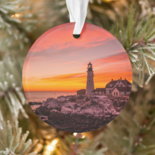 Ornamento Faróis   Portland Head Cape Elizabeth Maine