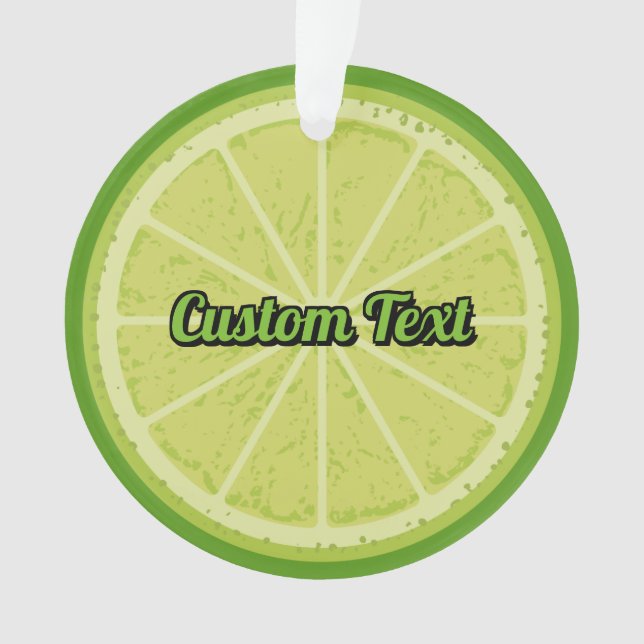 Ornamento Fatia do limão (Frente)