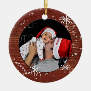 Ornamento feito sob encomenda da foto do floco de