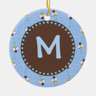 Ornamento feito sob encomenda do monograma das