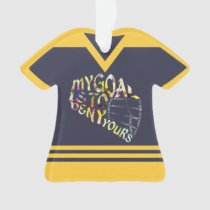 Ornamento feito sob encomenda do nome & do número