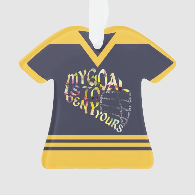 Ornamento feito sob encomenda do nome & do número (Frente)