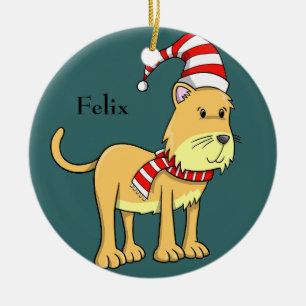 Ornamento "Felix" do Gatinho de Natal
