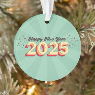 Ornamento Feliz ano novo 2025
