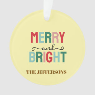 Ornamento Feliz Ano Novo Natal Feliz