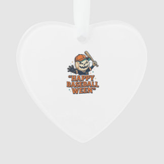 Ornamento Feliz Beisebol Ween Vintage Halloween Beisebol Des