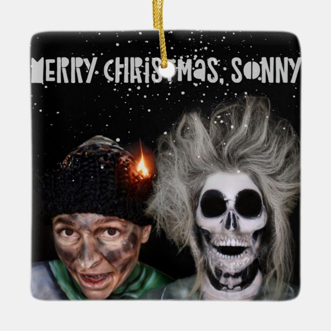 Ornamento Feliz de Natal (Frente)